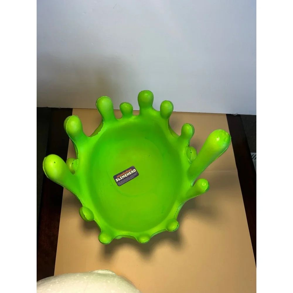 Nickelodeon Slimehead Neon Green Foam Drip Hat Costume Headpiece 2022